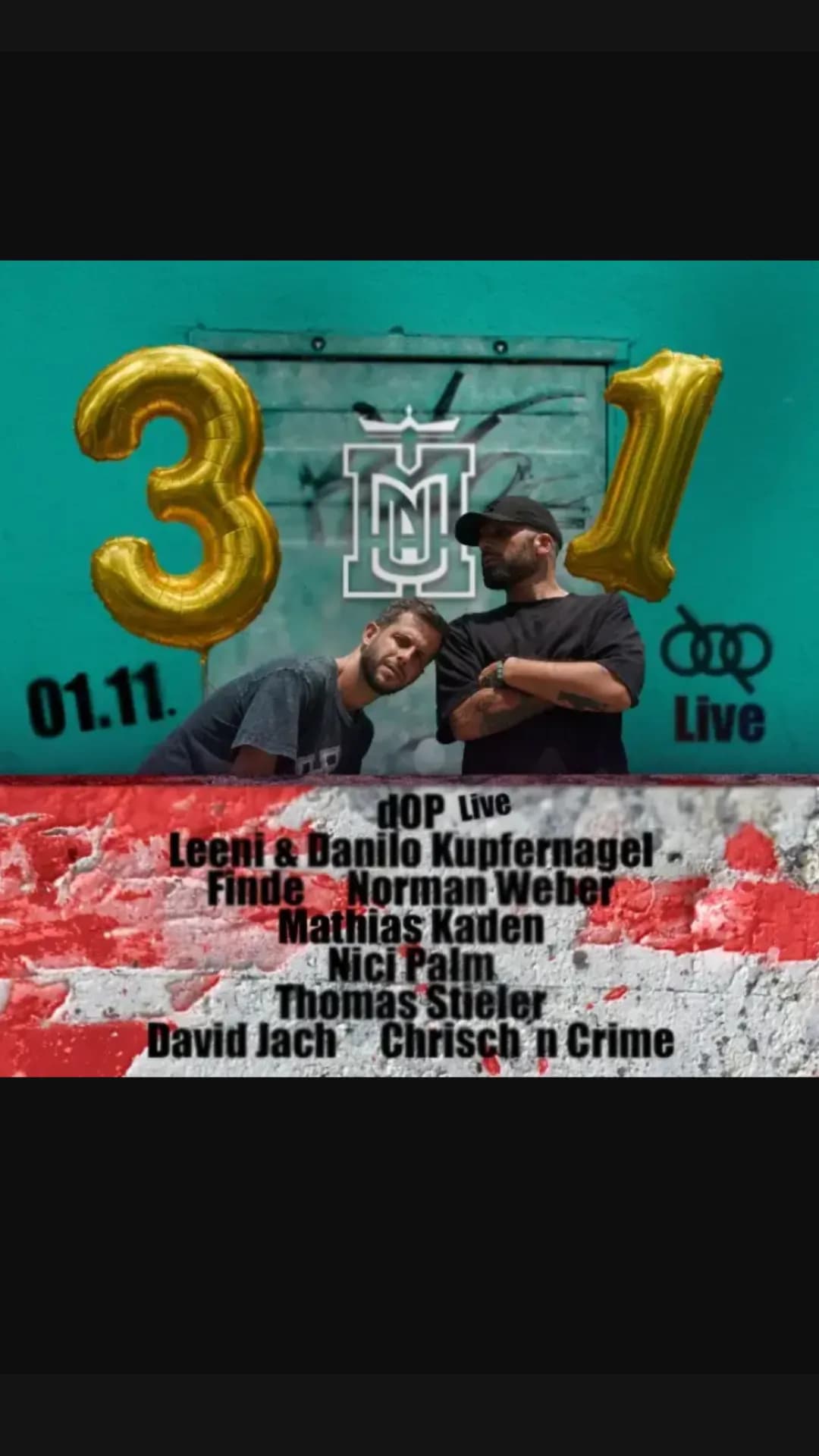 Flyer: 31 Jahre GeburtstagsMuna – MUNA-Club  Jugendwaldheim 23, 07639 Bad Klosterlausnitz – 4AM Techno Event