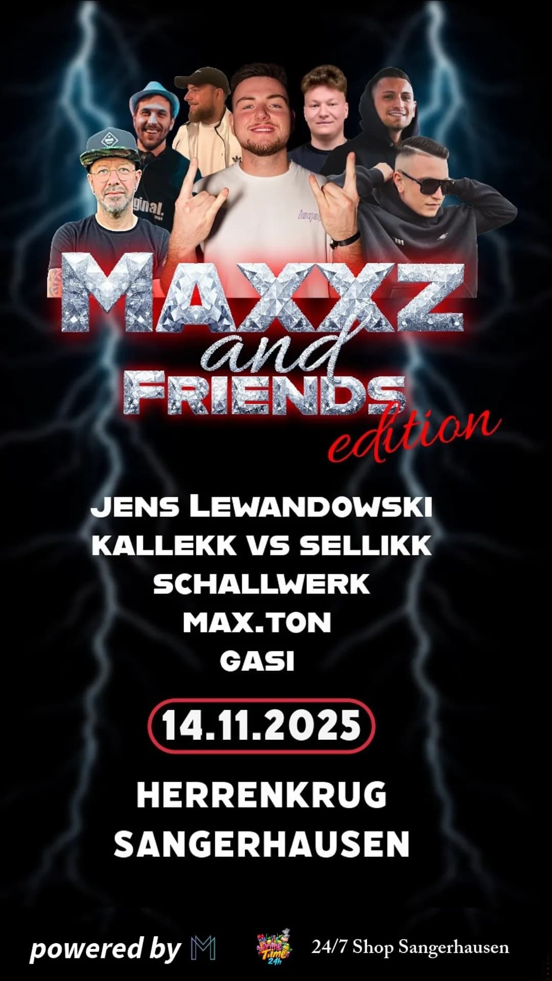 Flyer: MaxxZ and Friends 360° Boiler Edition – Herrenkrug Sangerhausen – 4AM Techno Event
