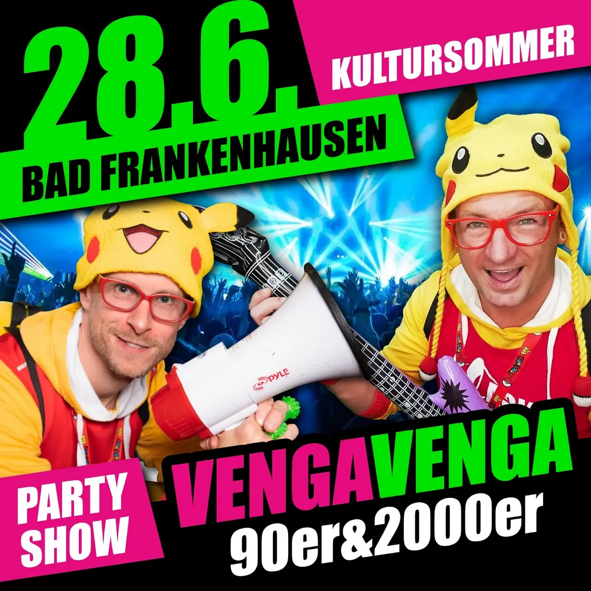 Schlossplatz Bad Frankenhausen während des Events