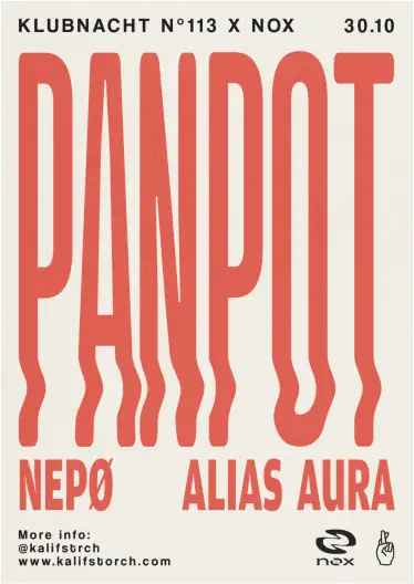 Flyer für Klubnacht N°113 X Nox