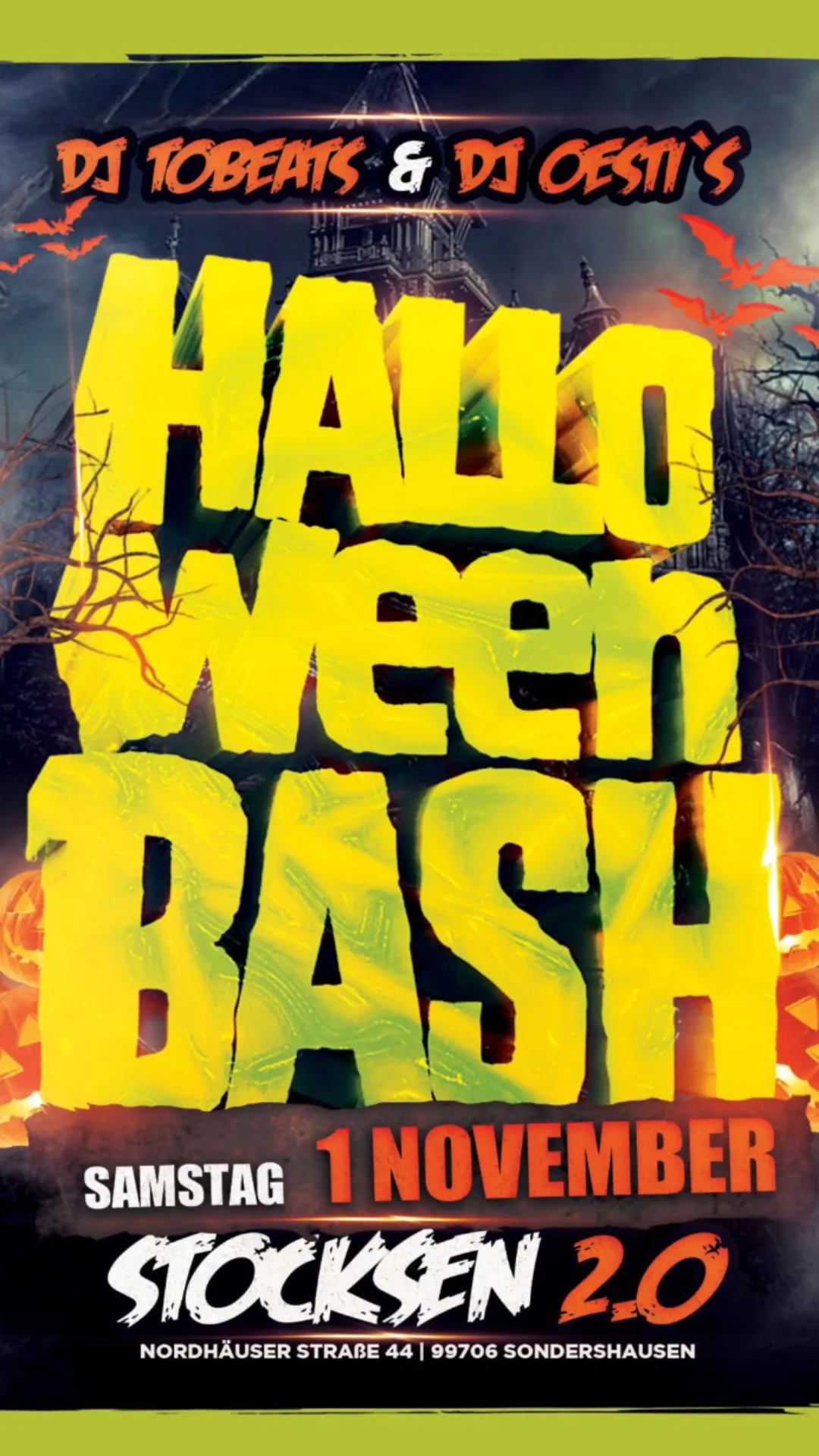 Flyer für HALLOWEEN BASH 2.0